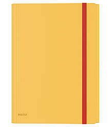 Папка на резинці Leitz Cosy, A4 PP на 150 арк., з конвертом, жовта, арт. 4619-00-19