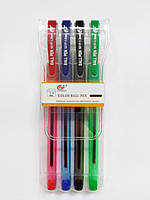 Набір кольорових кулькових ручок 4 кольори N501-4