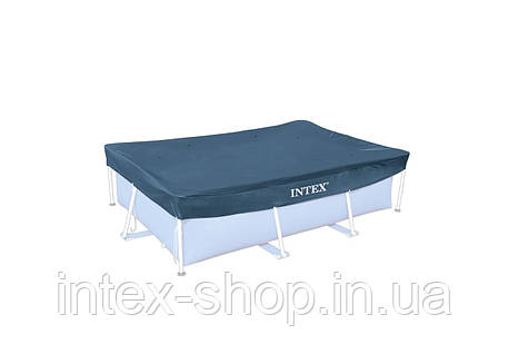 Тент-накидка Intex 28038 для каркасного прямокутного басейну (300x200 см), фото 2