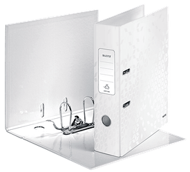 Папка-реєстратор Leitz Wow 180° А4 80мм. Біла