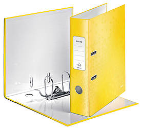 Папка-реєстратор Leitz Wow 180° А4 80мм. Жовта