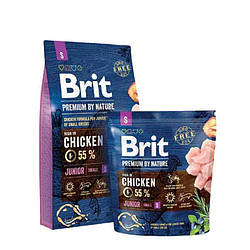 Brit Premium Dog Junior S для цуценят і молодих собак маленьких порід 3 кг