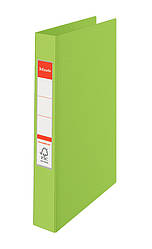 Папка-реєстратор Esselte А4, 2 кільця 25мм, колір "зелений", арт. 14453