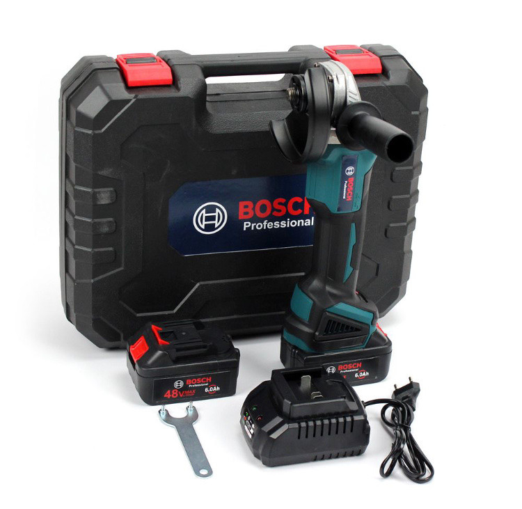 Акумуляторна болгарка Bosch GWX 48V-10C 48 V, Ø 125 мм. болгарка Бош, шліфмашина, турбінка, КШМ