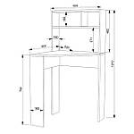 Стіл комп'ютерний LEGA 69, фото 2