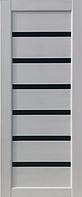 Двері міжкімнатна KDF Briston колекція Liberti колір бук шале скло BLK (ліннея)