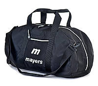 Спортивная сумка черная с надписью среднего размера унисекс 10/380/33