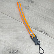 Брелок світловідбивний 19 см*1 см Жовтогарячий (KG-6507), фото 5