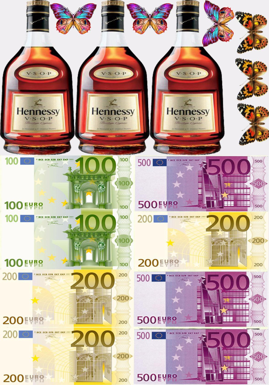 Вафельна картинка для тортів Етикетки для пляшок 1