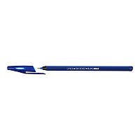 Ручка масляна BUROMAX BM.8362-01, LINEA, 0,5 мм, тригранний корпус, сині чорнила (6482)