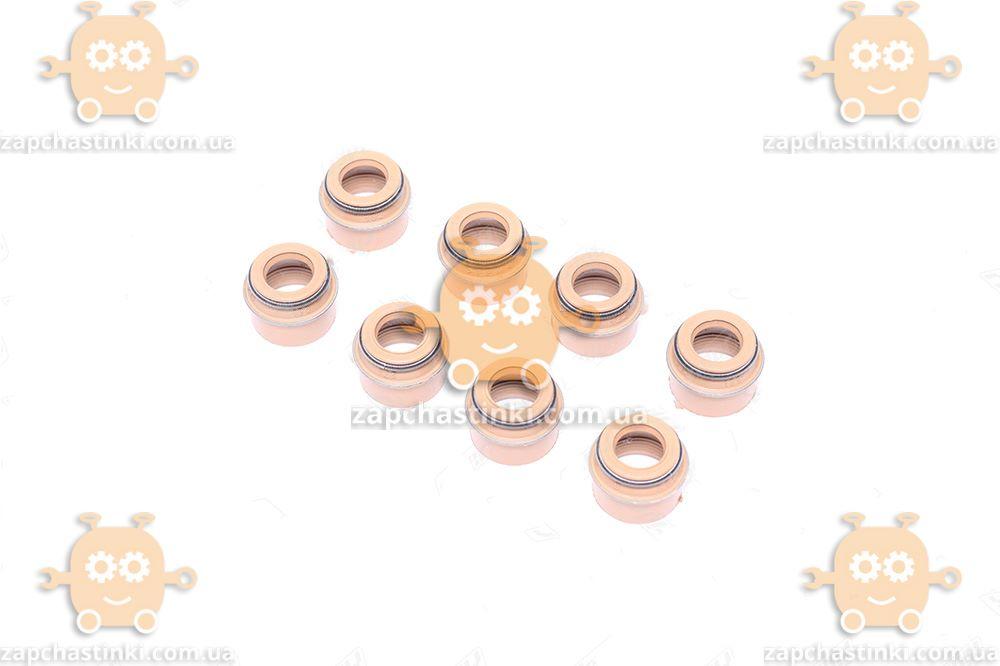 Сальник Клапана ВАЗ 2101 - 2107, 2108 - 21099 Фторкаучук Viton 8шт (пр ...