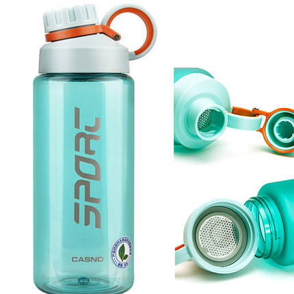 Пляшка для води Casno Waterbottle KXN-1234 500 ml blue, фото 1