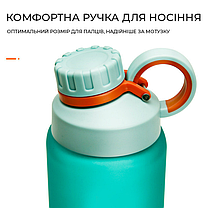 Пляшка для води Casno Waterbottle KXN-1234 500 ml blue, фото 3
