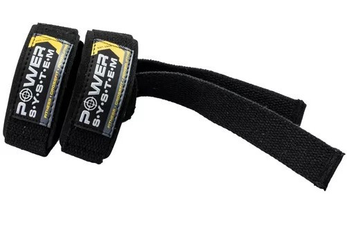 Лямки Power System Lifting Straps Black-Yellow