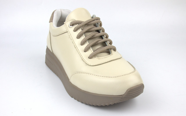 Бежеві кросівки шкіряні кеди жіноче взуття повсякденне демісезонне Cosmo Shoes Ada Beige 1778603085