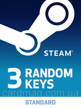 Random 3 Keys для ПК (Ключ активації Steam) регіон Весь світ, фото 1