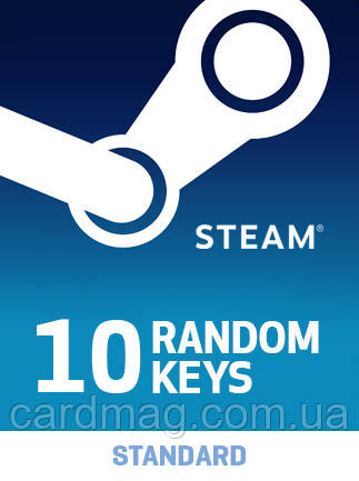 Random 10 Keys для ПК (Ключ активації Steam) регіон Весь світ, фото 1