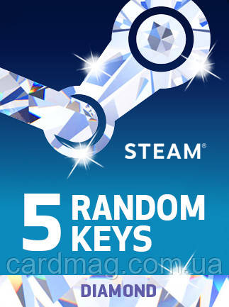Random DIAMOND 5 Keys для ПК (Ключ активації Steam) регіон Весь світ, фото 1