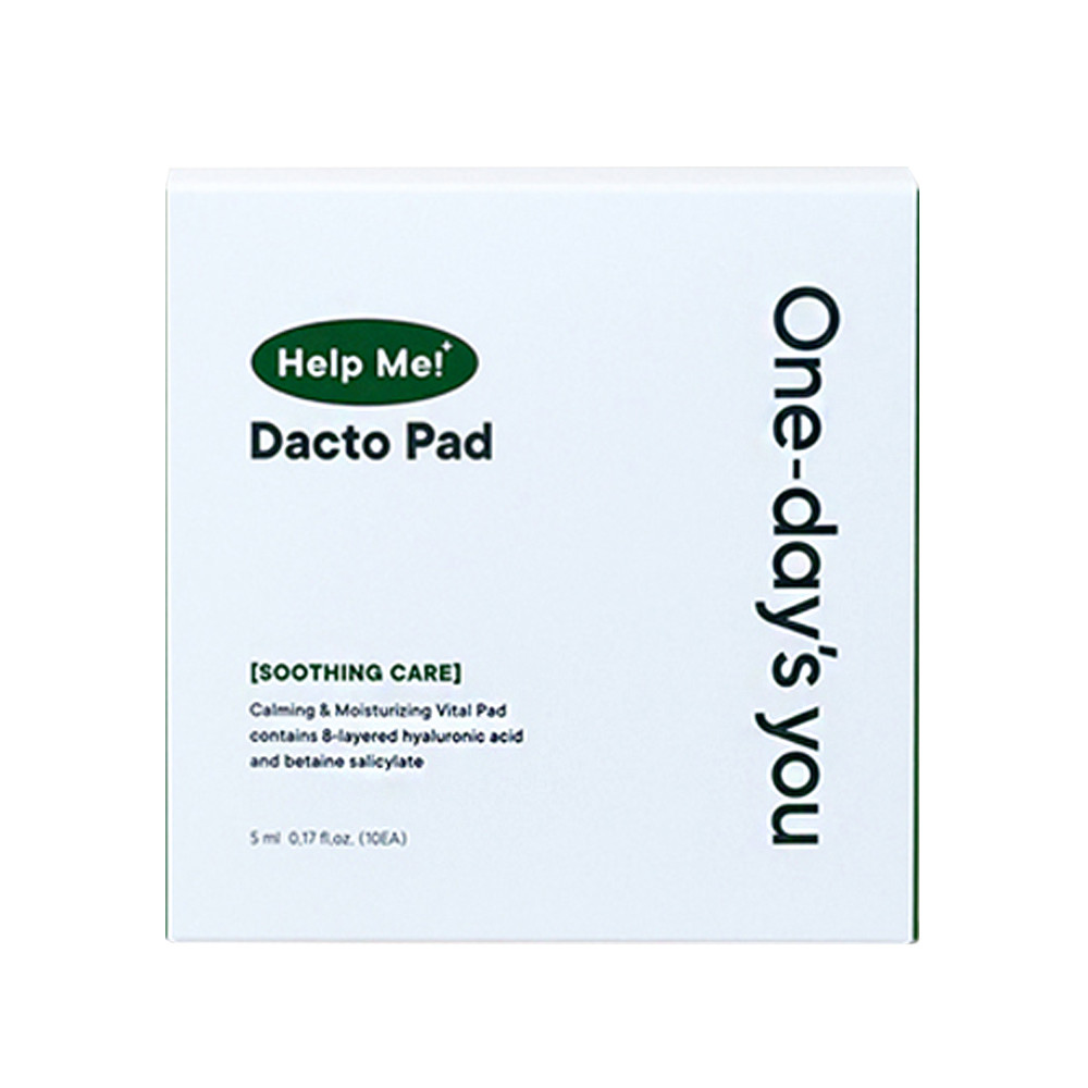 Воложуючі тонер-диски для обличчя з гіалуроновою кислотою One-Day's You Help Me Dacto Pad 10 шт, фото 1