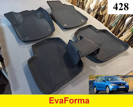 3D килимки EvaForma на Seat Toledo 4 '12-19, килимки ЕВА, фото 2