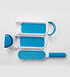 Самоочищувальна щітка для чищення одягу та меблів набір щіток для видалення вовни та ворсу, фото 6