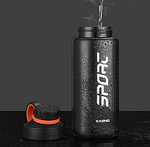 Пляшка для води Casno Waterbottle KXN-1234 500 ml grey, фото 4