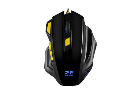 Мишка провідна ігрова 2E GAMING MG280 LED USB 1200-3200 DPI Чорний (2E-MG280UB), фото 1