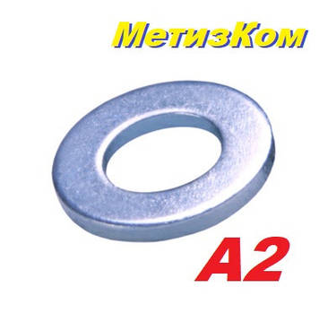 Шайба плоска M22*44 DIN 125 нержавіюча (А2)