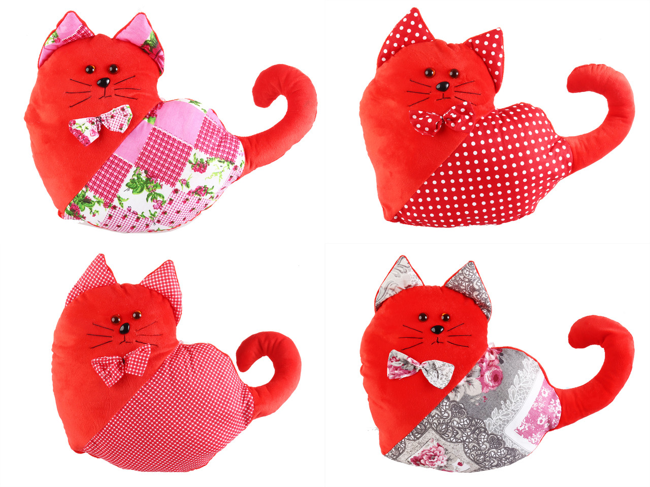 М'яка іграшка Серце Кіт 34 см, Серце/6