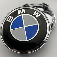 Колпачок на диски BMW БМВ 60 мм 56 мм бело синие