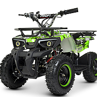 Детский квадроцикл Profi электроквадроцикл для подростков профи 800W HB-ATV800AS-5 зеленый