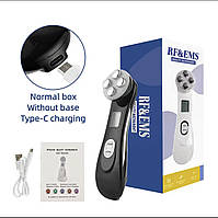 Апарат для безін'єкційної  мезотерапії з RF, EMS, LED функціями чорний