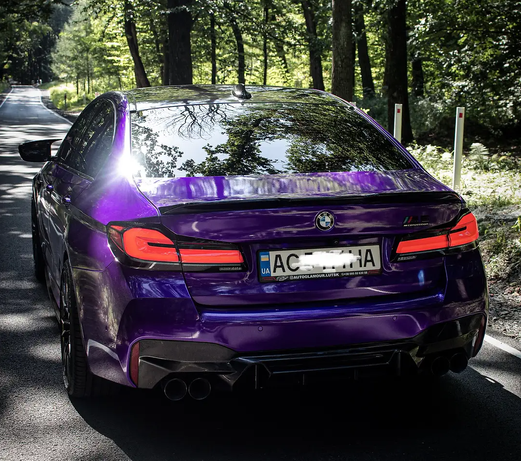 Дифузор BMW G30 тюнінг обвіс спідниця стиль M5 Competition