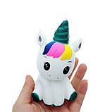 М'який антистрес іграшка Сквіші Єдиноріг Unicorn — білий (AS-86959), фото 4