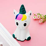М'який антистрес іграшка Сквіші Єдиноріг Unicorn — білий (AS-86959), фото 5