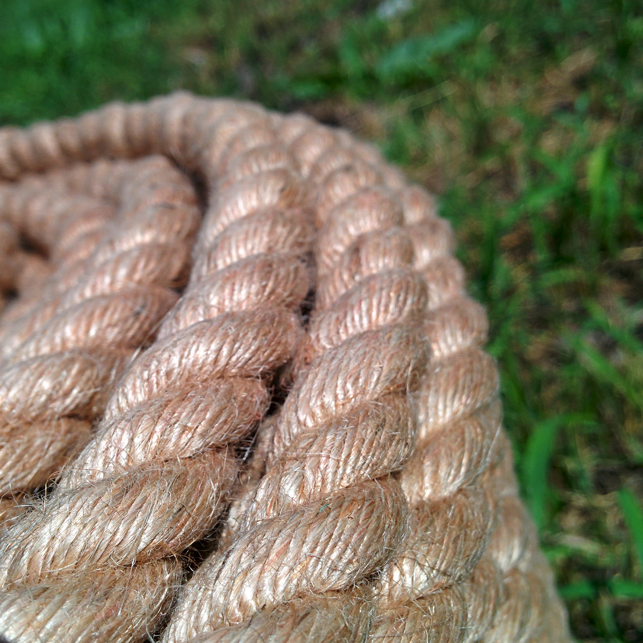 Джутовая веревка 18 мм - уценка - фото 1 - id-p1778645009