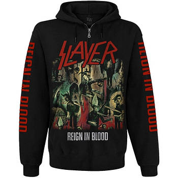 Худі Slayer "Reign In Blood" на блискавці, Розмір M