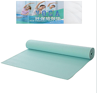 Килимок для йоги та фітнесу PVC 4mm GPVC-4BL, каремат для фітнесу, килимок для йоги ПВХ 4 мм