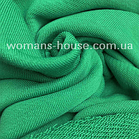 Ткань трехнитка Диагональная петля без начеса хлопок Турция 180 см Зеленый