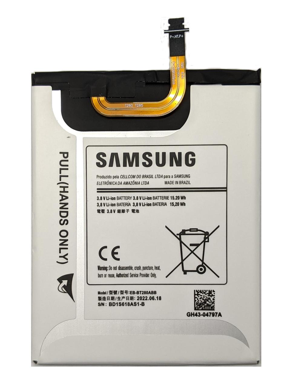 Акумулятор Samsung T280 / T285 Galaxy Tab A EB-BT280ABE / EB-BT280FBE / EB-BT280ABN