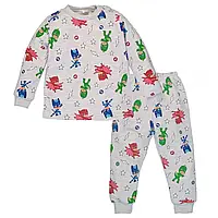 Пижама для мальчика Татошка 0102202грм серая меланж 92