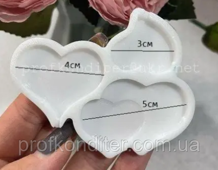 Ексклюзив. Силіконовий молд для шоколаду та ін "Міні сердечка", фото 1