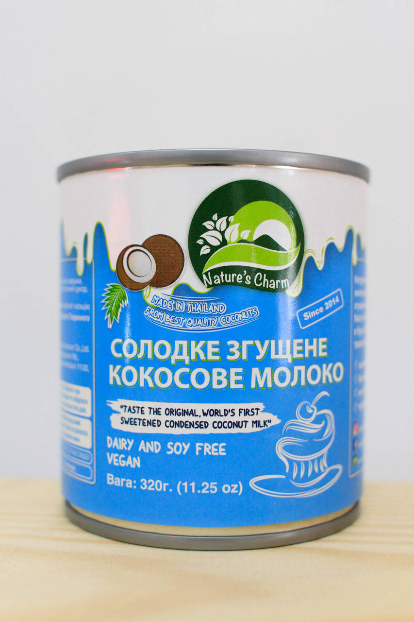 

Безлактозное молоко сгущенное кокосовое Nature's Charm 320г