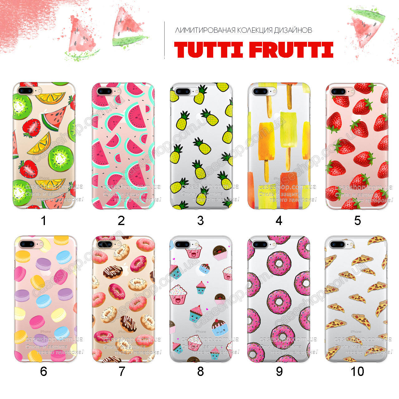 

Ультратонкий прозрачный чехол с рисунком для Apple iPhone 8 Plus (80 дизайнов)