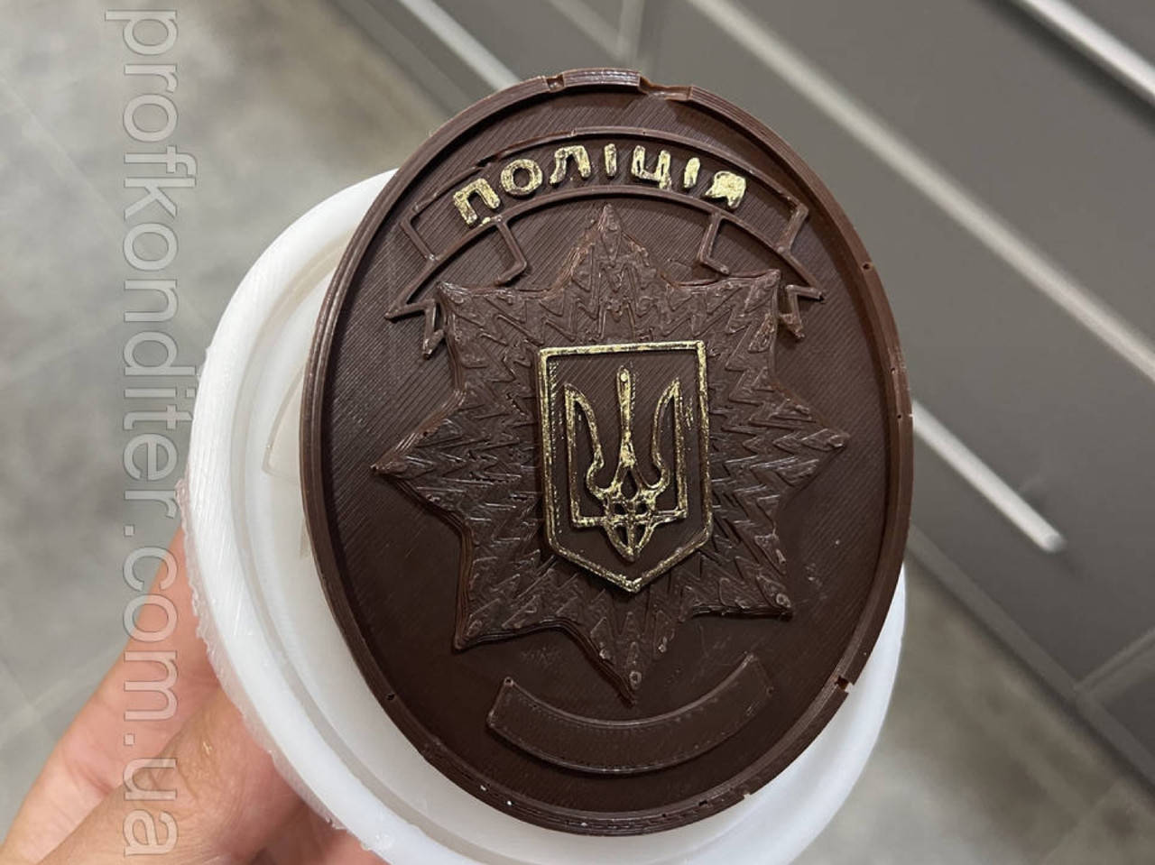 

ЭКСКЛЮЗИВ! Силиконовый Молд для шоколада и мастики "Житон Полiцiя"