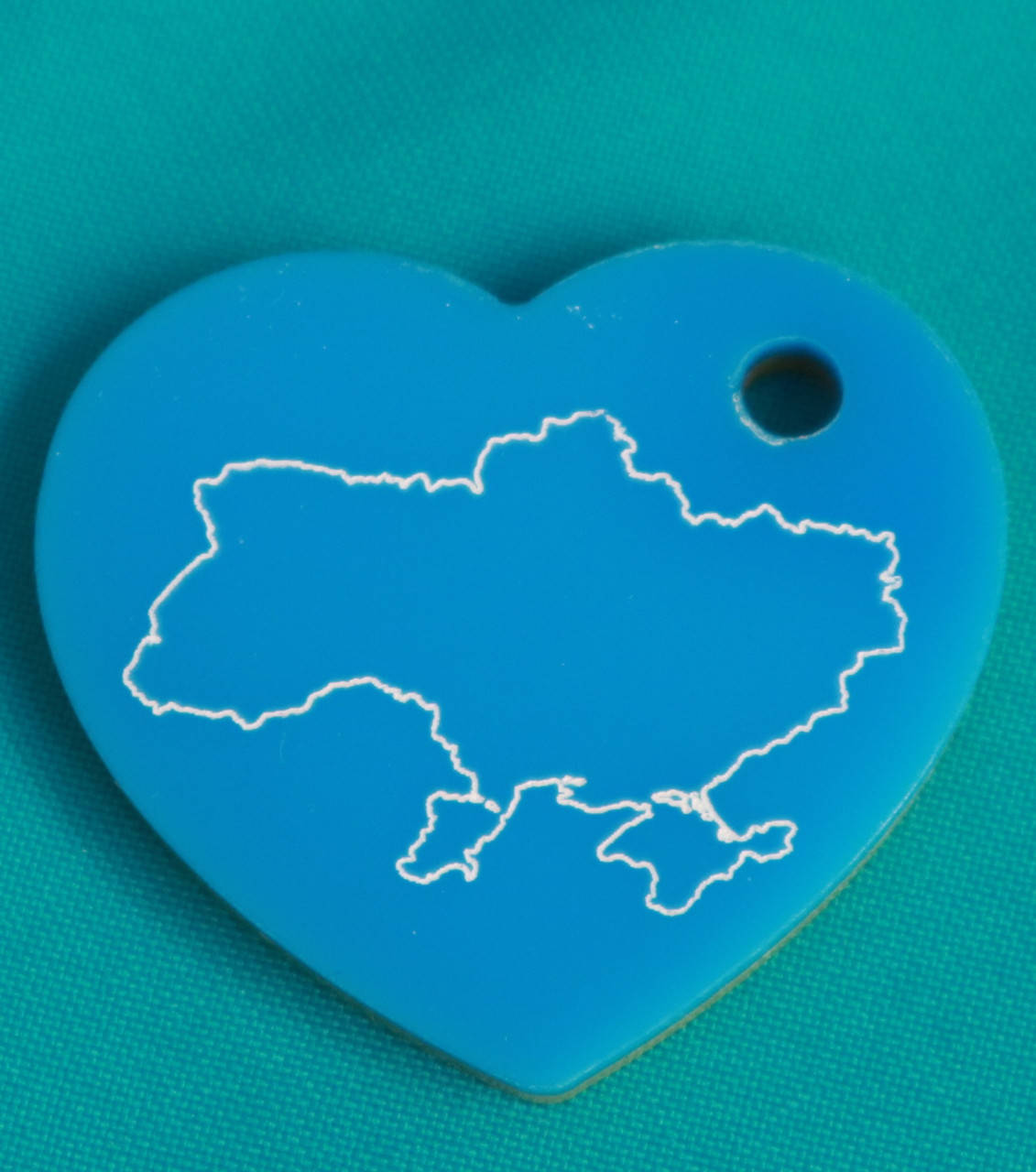 

Брелок на ключі Україна, Голубой