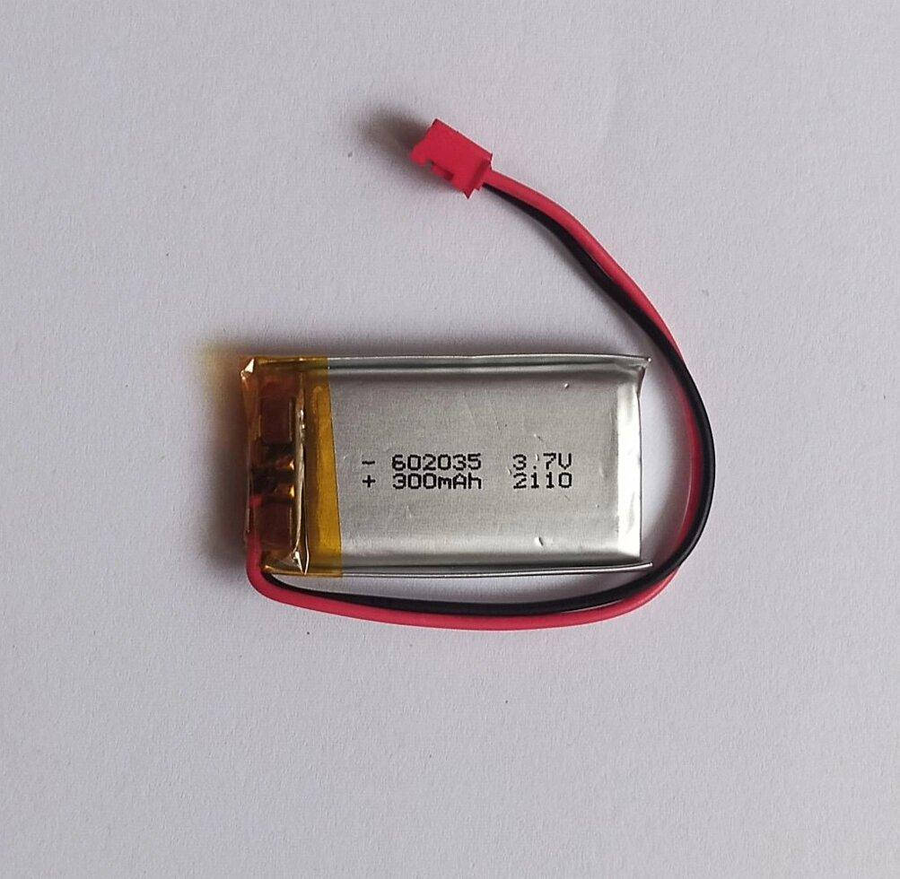 

Аккумулятор литий-полимерный 602035 3,7V 300 mAh (5*20*36 мм)