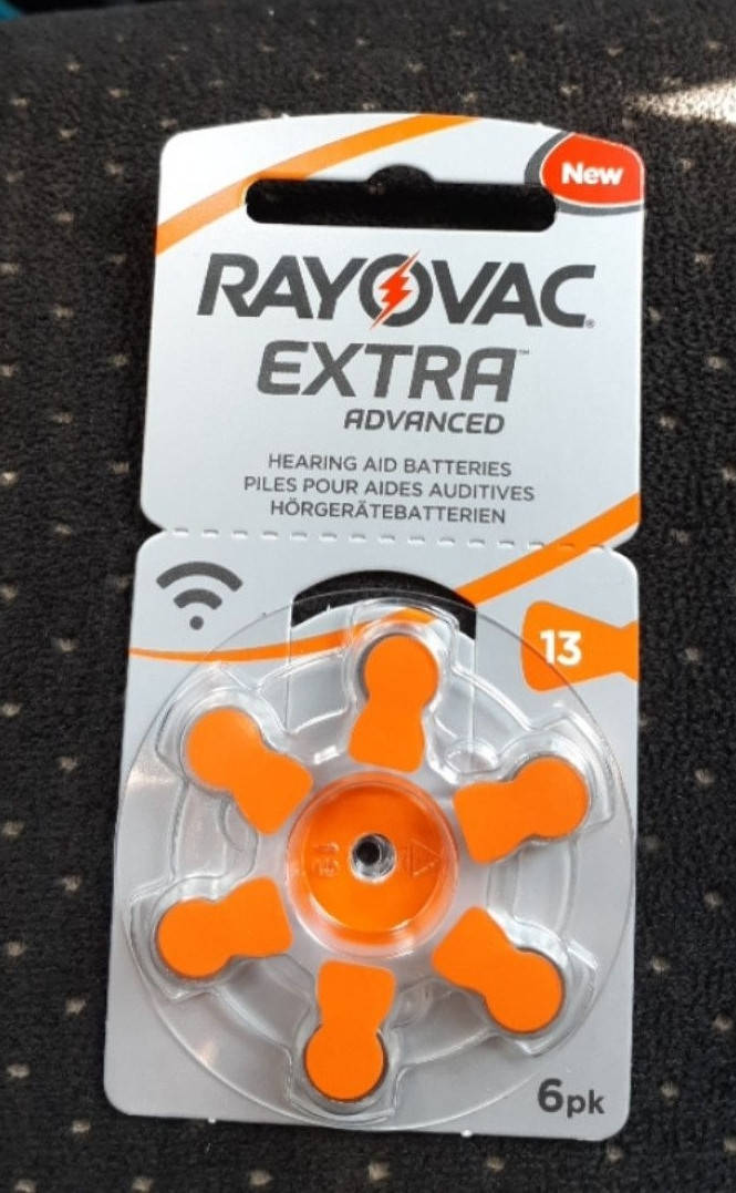 

Батарейки RAYOVAK Extra Aavanced Zinc air 1,4V ZA13 (310mAH)