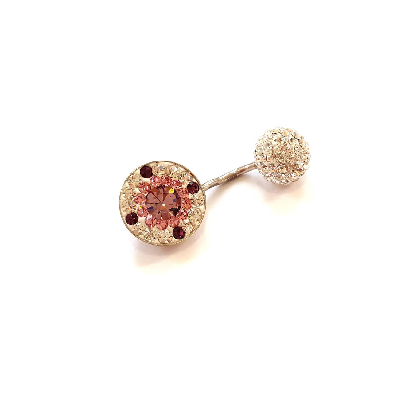 

Пирсинг серебряный с Swarovski