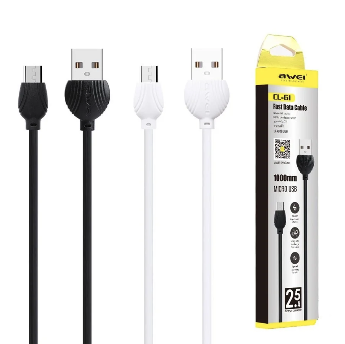 

Кабель AWEI CL 62 Micro USB 2,5A 1 метр.